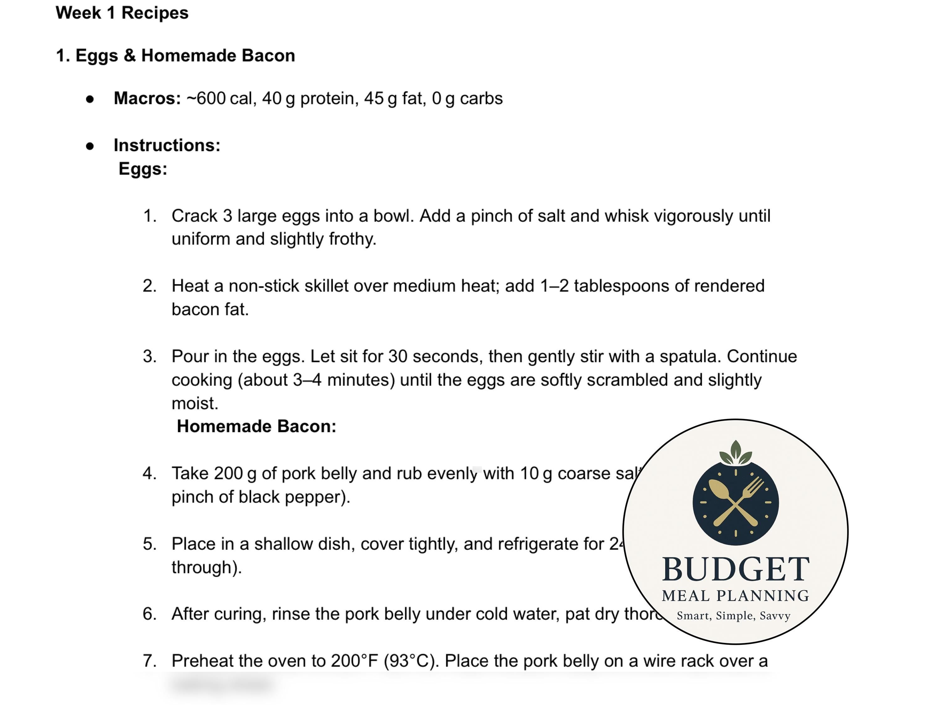 Carnivore Diet Meal Plan, 3-Month Low Carb Recipes, Easy Weekly Shopping Lists