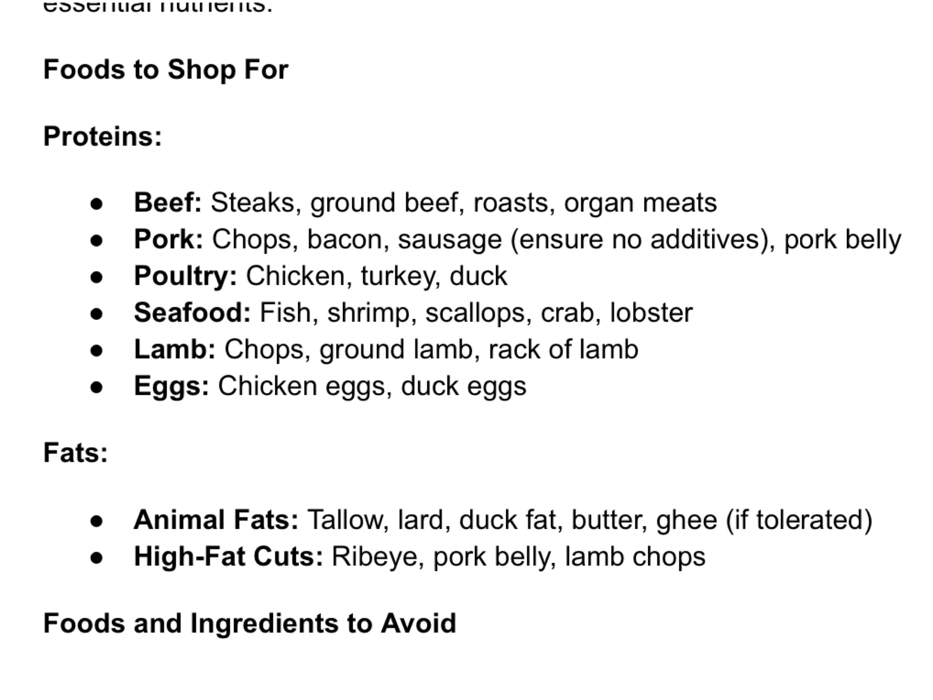 Carnivore Diet Meal Plan PDF Bundle, Simple Easy Recipes, Breakfast, Lunch, Dinner, Snacks